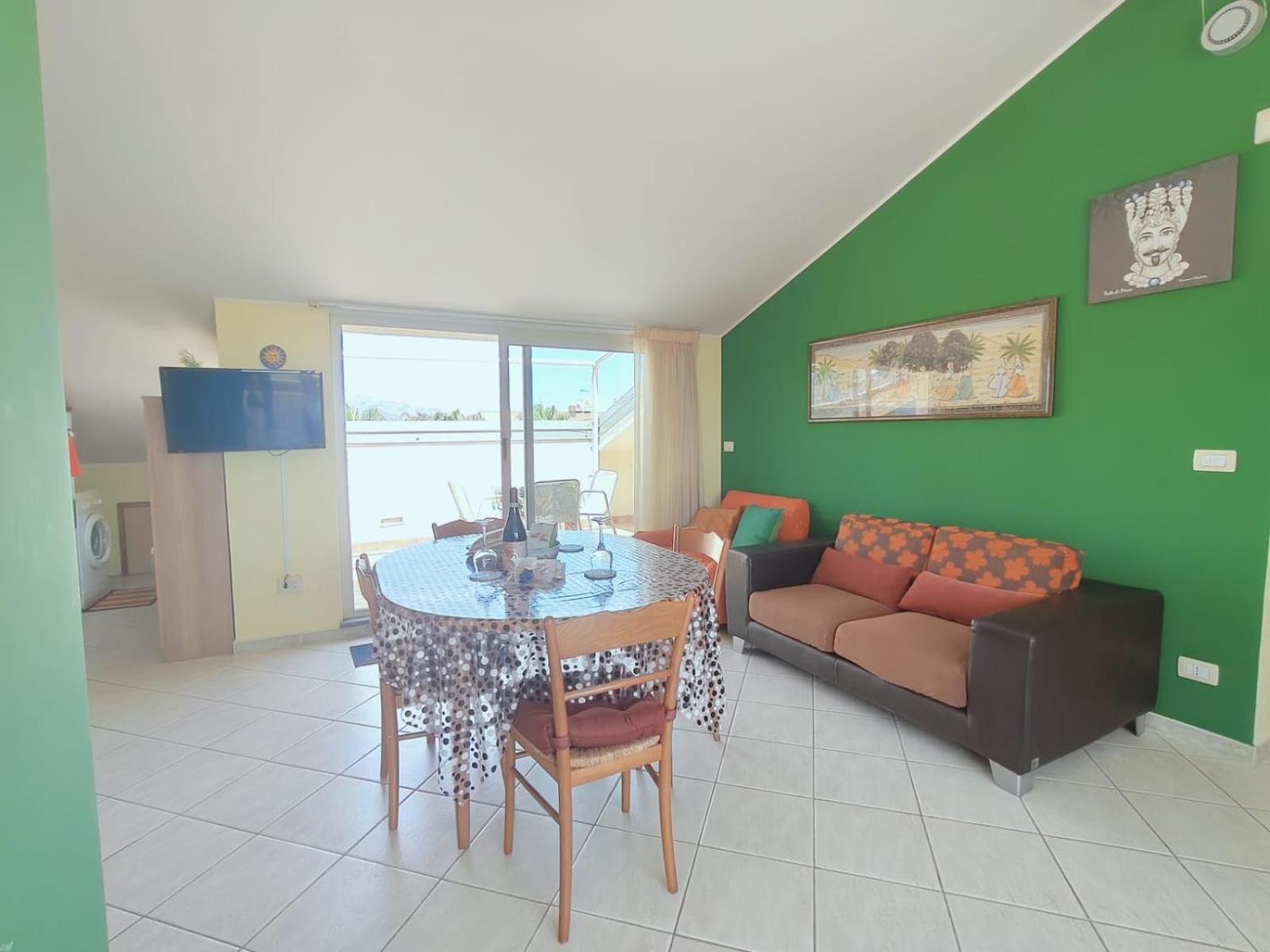 Sicilia, Mansarda Le Due Terrazze Appartement Mascali Buitenkant foto